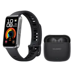 HUAWEI - Band 10 Reloj inteligente Negro y Audifonos FreeBuds SE 3 Negro