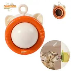 GENERICO - JUGUETE CATNIP GATITO TUERCA NARANJA-MELON