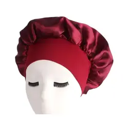MORITA BAG STORE - GORRO SATIN PARA DORMIR CABELLO LISO Y RIZADO EVITA ENREDOS ROJO VINO