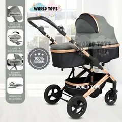 BABY - Coche Travel System Moisés «ROMA II» Edición Limitada Green