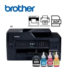 BROTHER - Impresora multifuncional A3 con sistema continuo dúplex / ADF - MFC-T4500DW