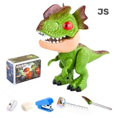 GENERICO - DINO 5 EN 1 ESCOLAR CON UTILES ESCENSIALES REGRESO A CLASES JS