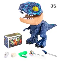 GENERICO - DINO 5 EN 1 ESCOLAR CON UTILES ESCENSIALES REGRESO A CLASES JS