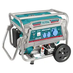 TOTAL - Generador gasolinero 6500w con arrancador electrico industrial