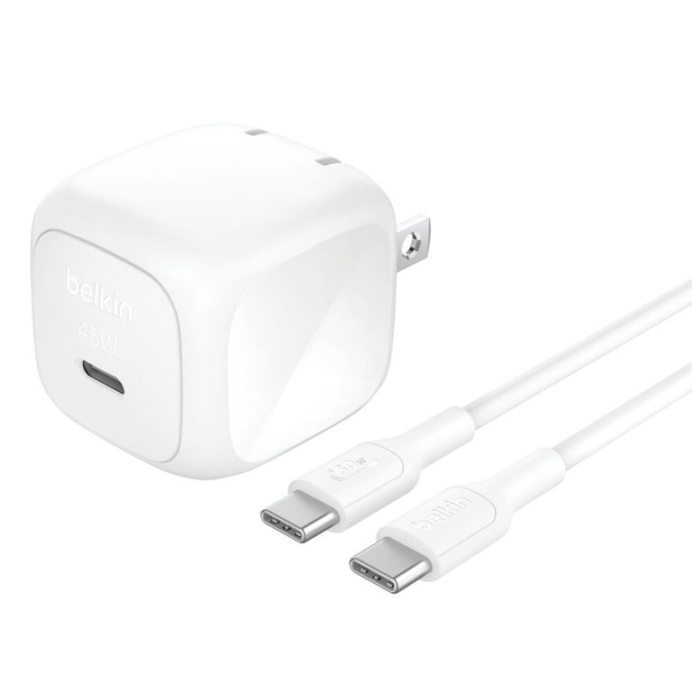 CARGADOR DE PARED 45 WATTS CON CABLE USB C A C