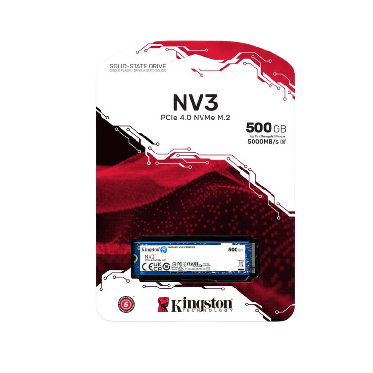 DISCO SOLIDO SSD M.2 NVME 500GB NV3 ALTA VELOCIDAD PCIE 4