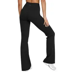ALPHA FIT - Leggings Flare Mujer - Leggins flare palazo - Malla deportiva mujer