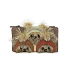 FUNKO - Billetera Ewok Trio Star Wars Loungefly Importado