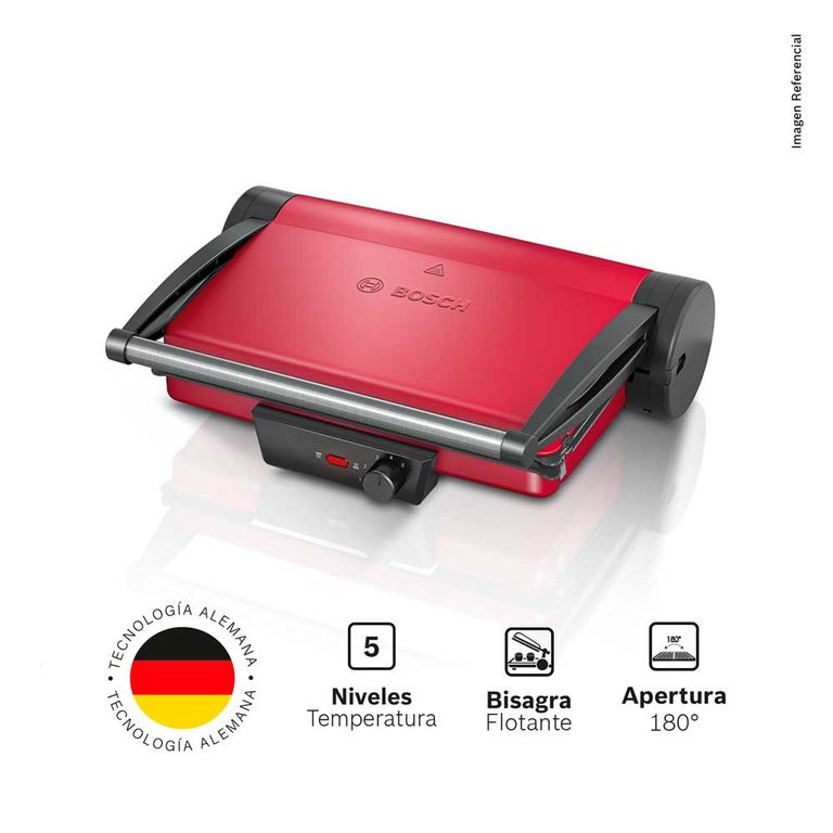 Grill Eléctrico Multifunción Rojo TCG4104