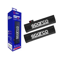 SPARCO - Kit Forro Cinturón De Seguridad Original Color Negro