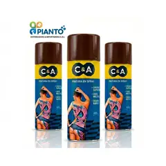 GENERICO - PINTURA EN SPRAY MARRON x3unidades C&A