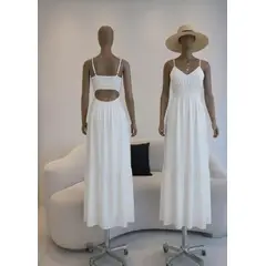 GENERICO - VESTIDO DE MUJER MAXI LARGO