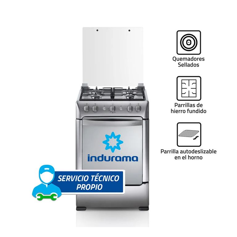 Cocina a Gas 4 Quemadores Coruña QUARZO
