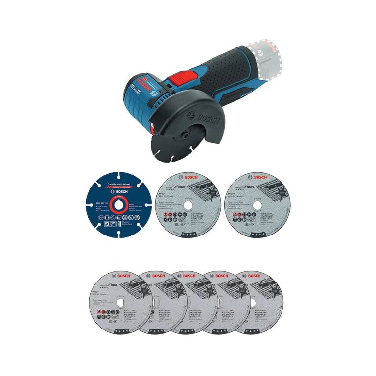 Amoladora Esmeril Inlám Gws 12v-76 Sbat + 5xdiscos