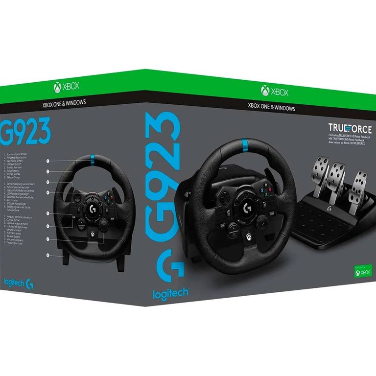 Timón G923 Racing Wheel con Pedales Force Feedback PS PC/Xbox