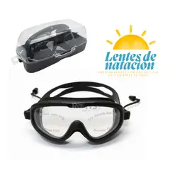 OEM - Lentes de Natación con Protección UV y Tapones de Oído