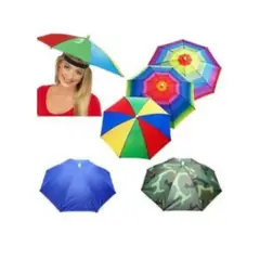 GENERICO - Sombreros para paraguas con cabeza deportiva para niños adultos