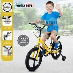 VELOX - Bicicleta 2 en 1 a Pedal Aro 16 «TIPHON» Función de Equilibrio Yellow