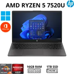 HP - Laptop 255 G10 Ryzen 5 7520U - 16GB RAM - 1TB SSD - Pantalla 15.6" HD