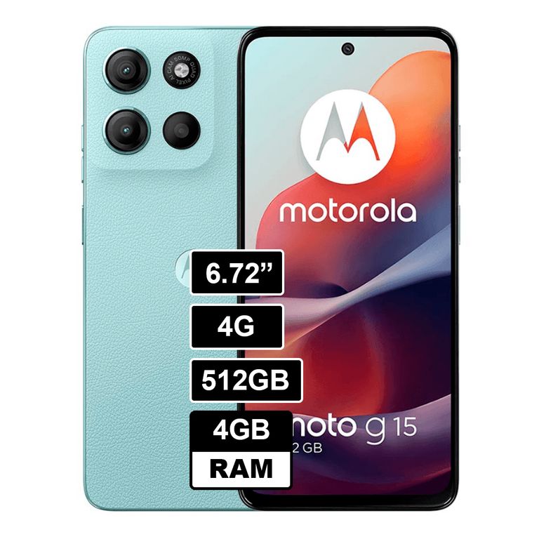 Moto G15 4GB 512GB Celeste