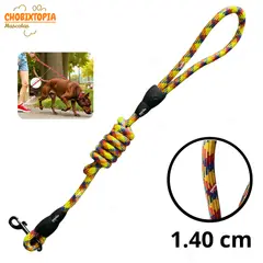 GENERICO - CORREA RESISTENTE PARA MASCOTAS - PERRO AMARILLO JASPEADO