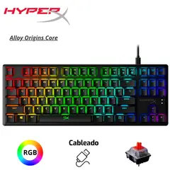 HYPERX - TECLADO ALLOY ORIGINS CORE INGLES MECANICO SW-RED RGB