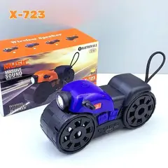 GENERICO - PARLANTE MOTO CON LUZ LED