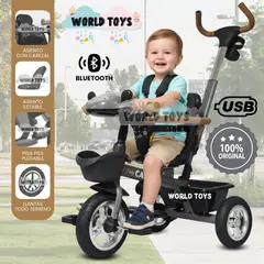 BABY - Triciclo Guiador «AKI PRIME» Edición Limitada Coffee