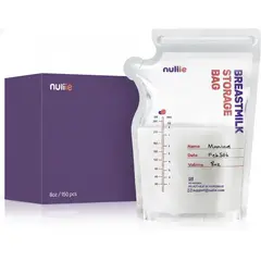 GENERICO - Bolsa para leche materna 8 onz con pico vertedor 150 undidades 250ml