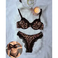 GENERICO - Set de Lencería prinr para mujer M - LIO2