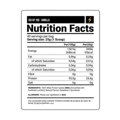 APPLIED NUTRITION - Proteína Iso xp 1kg Vainilla + Creatina 250gr