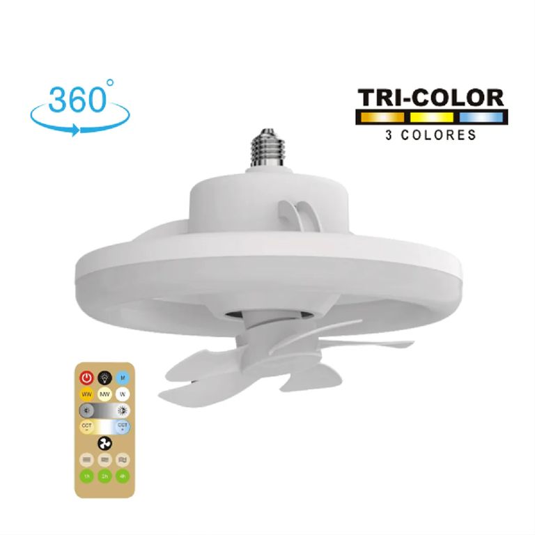 Ventilador Multifuncional con Luz LED 48W OP-LF48W-CCT