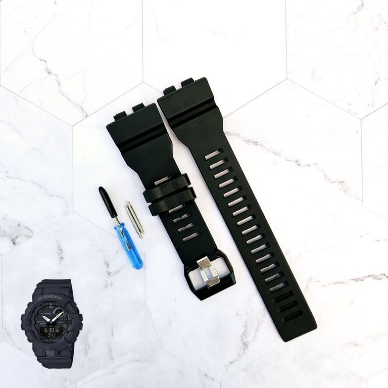 Correa Repuesto para CASIO G SHOCK GBD-800 - GBA-800 - Negro