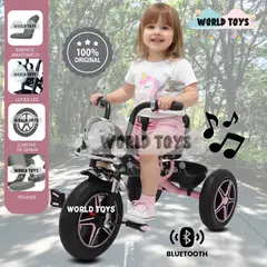BABY - Triciclo Chavito Musical «CHOPPEER» con Bluetooth Pink