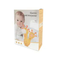 GENERICO - Limador Pulidor de Uñas para Bebés Eléctrico Jirafa 6 en 1 con luz Led Silencioso