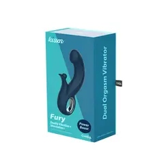CHISA - Vibrador Femenino Rabbit Fury Estimulación Dual Silicona Recargable
