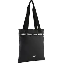 PUMA - Bolso Phase Tape Tote 091732 01 Negro para Mujer