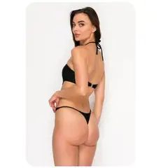 GENERICO - Bikini Monokini con aro central y cuello