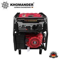KHOMANDER - GENERADOR GASOLINERO 9000W 220V ENCENDIDO ELECTRICO -