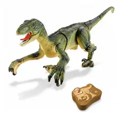 GENERICO - Dinosaurio Robótico a Control Remoto Juguete para Niños Camina Ruge Humo y Luces