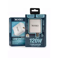 GENERICO - Cargador Premium Rápido120W Super Carga USB + Tipo-C Carga Ultra Rápida