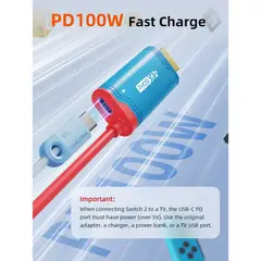 CABLETIME - Adaptador USB C a HDMI 4K60Hz Nintendo Switch 2 Mini Dock PD100W CC17L - CT-CMHD4P-PW2
