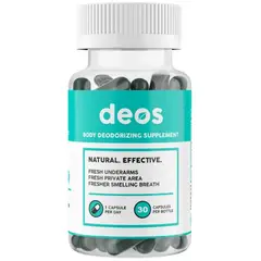 GENERICO - DEOS Desodorante Interno Menta Control Olores Original – 30 cápsulas