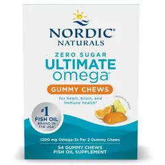 NORDIC - Omega 3 Ultimate 1200 mg Naturals Zero Azúcar -54 Gomitas