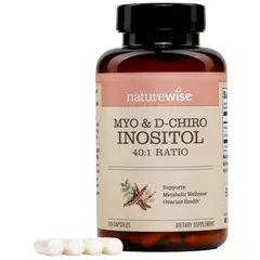 GENERICO - Myo & D-chiro Inositol 40:1 Ratio 120 Cápsulas - Naturewise