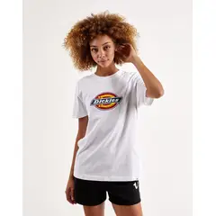 DICKIES - POLO  LOGO MUJER MAGA CORTA BLANCO CLASICO