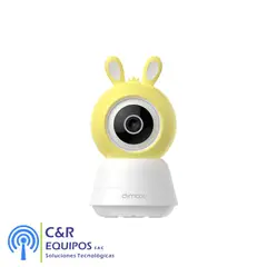 GENERICO - Promo - camara interior para vigilancia bebe - 3mp - 4mm - wifi 2.4 ghz.- deteccion temperatura/humedad - microsd 256gb