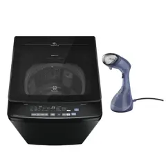 ELECTROLUX - Combo Lavadora Carga Superior 13kg Inverter EWIJ13F2XSYB + Vaporizador de Ropa EPS10