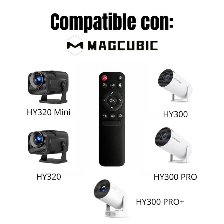 Control remoto para Proyectores Magcubic HY300 HY300 PRO HY300 PRO+ HY320 HY320 MINI