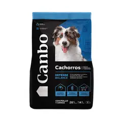 CANBO - Comida Seca Cachorros Razas Medianas Grandes Pollo Arroz 3 Kg